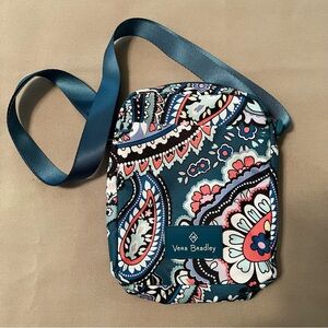 Vera Bradley Lighten Up Haymarket Paisley Jewel RFID Crossbody Bag NWOT